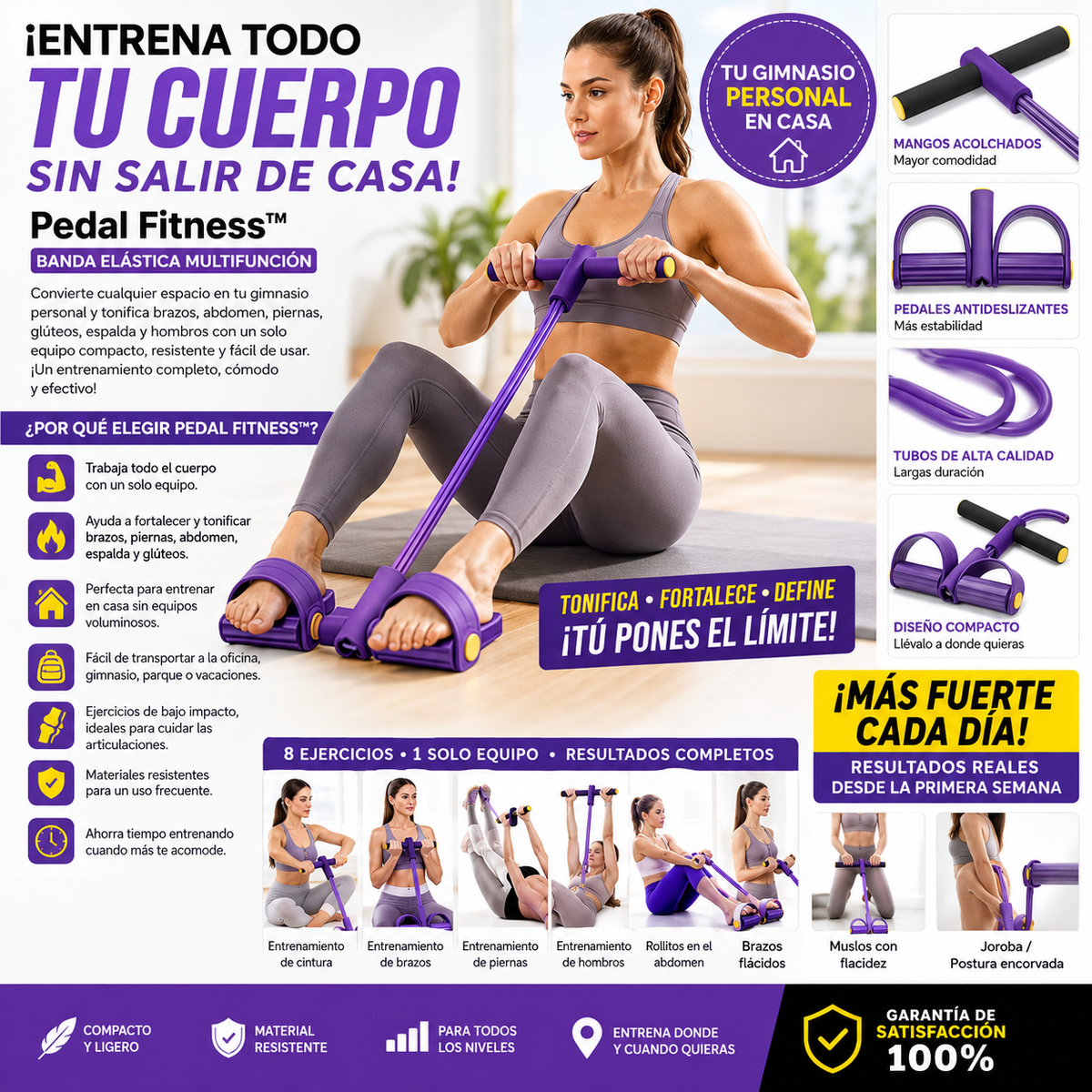 Pedal Fitness™ | Banda Elástica Multifunción