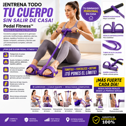 Pedal Fitness™ | Banda Elástica Multifunción